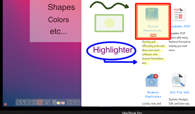 Screen Annotations